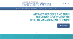 Desktop Screenshot of investmentwriting.com
